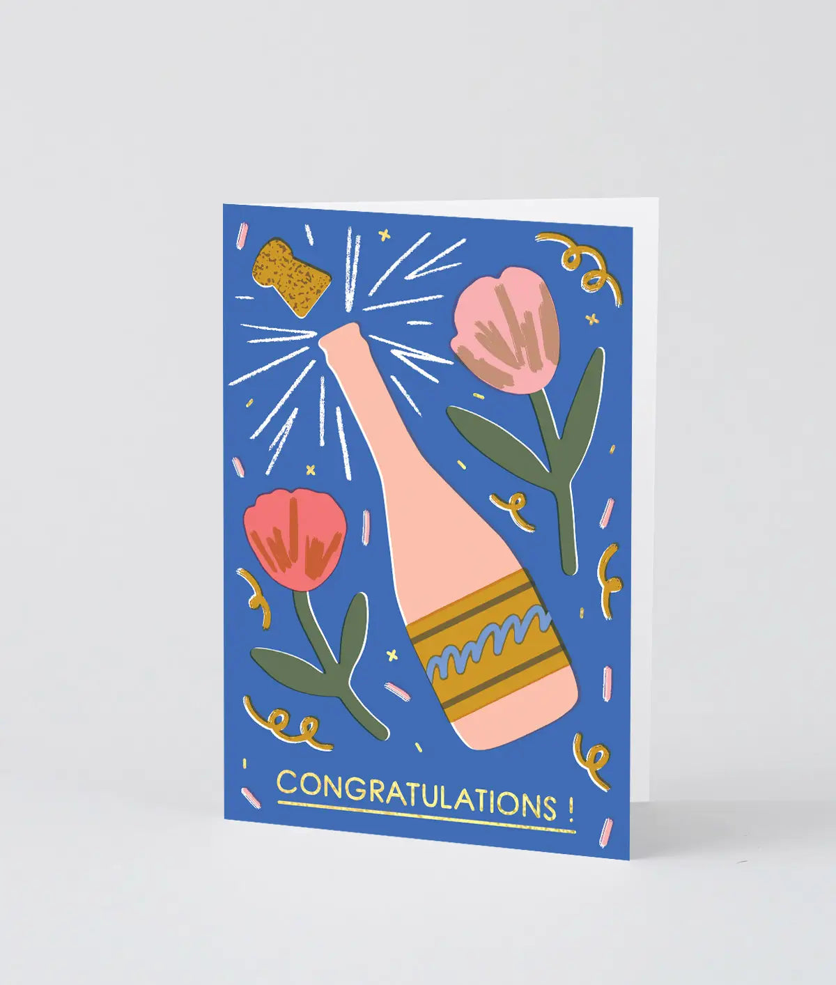 'Champagne’ Greetings Card