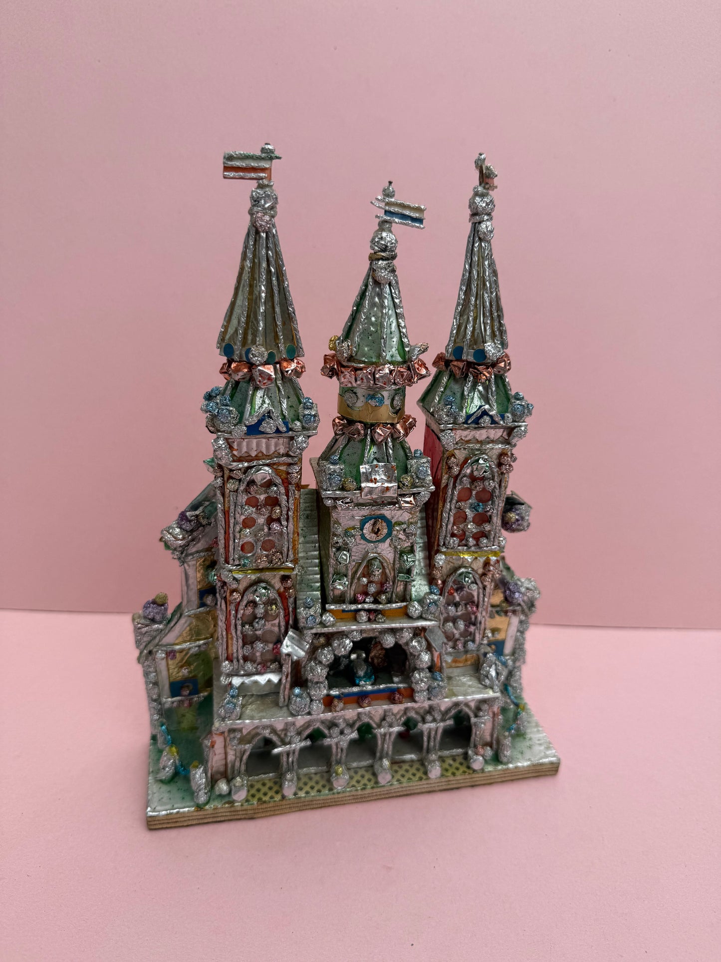 Polish Szopka Church Sculpture