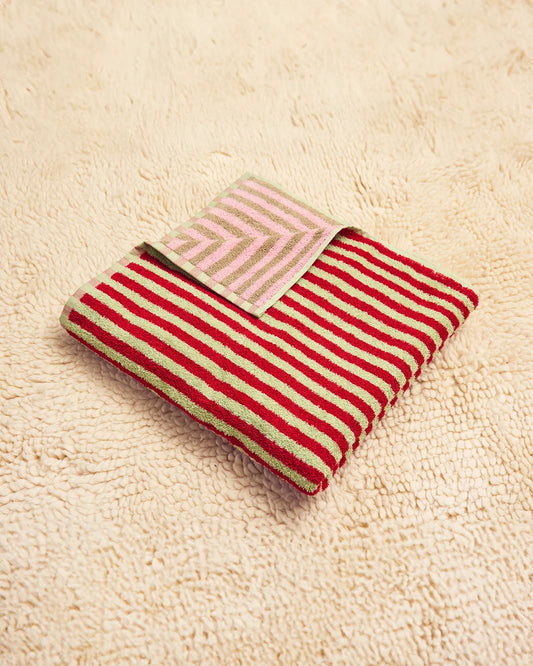Ladybug bath towel