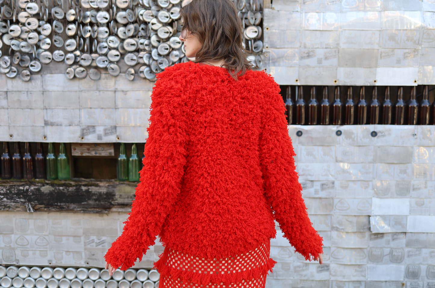 Lilli Cardigan in Serrano Red