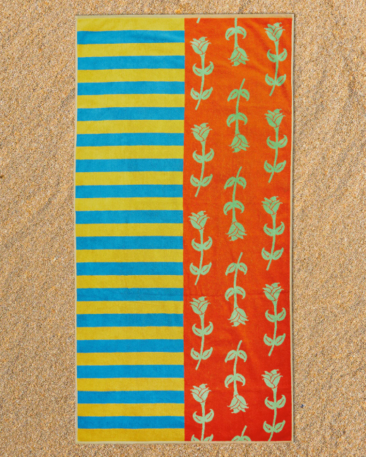 Dusen Dusen Beach Towel in ROSE
