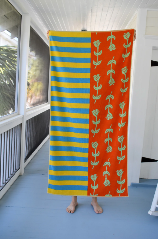 Dusen Dusen Beach Towel in ROSE