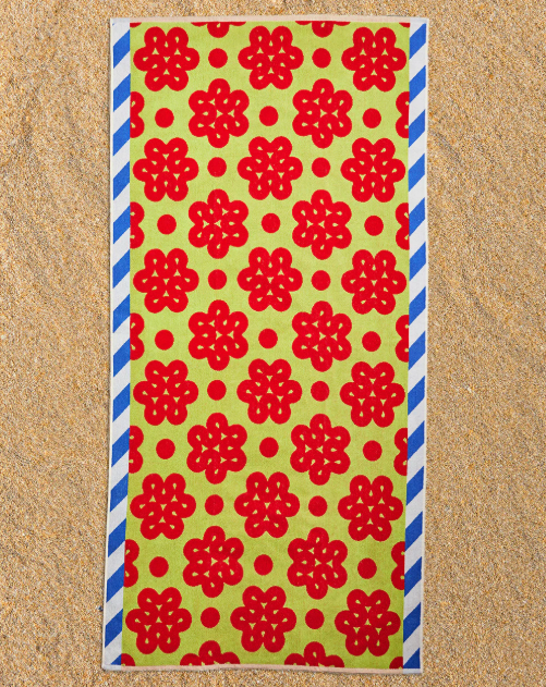 Dusen Dusen Beach Towel in Raspberry