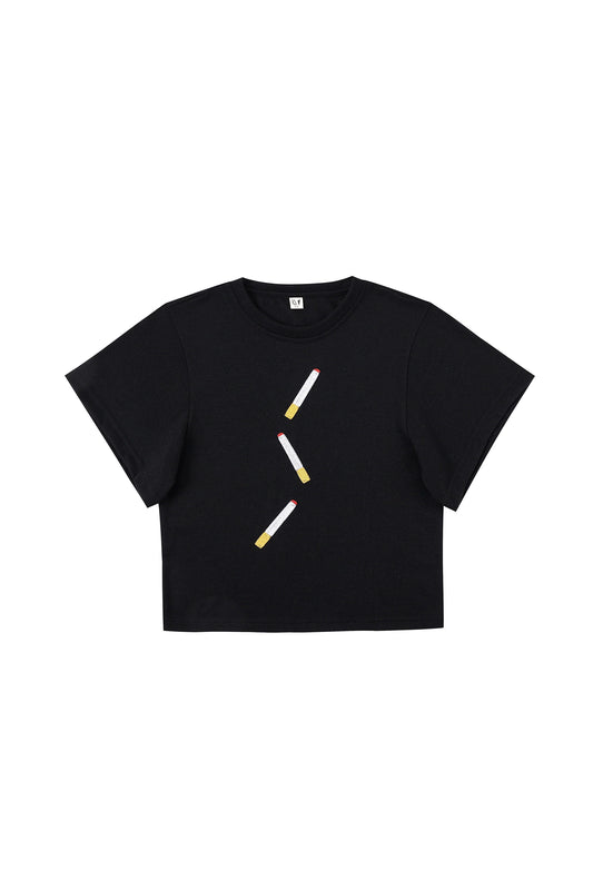 Fashion Brand Company Cigarettes Wool Blend Tommy Tee