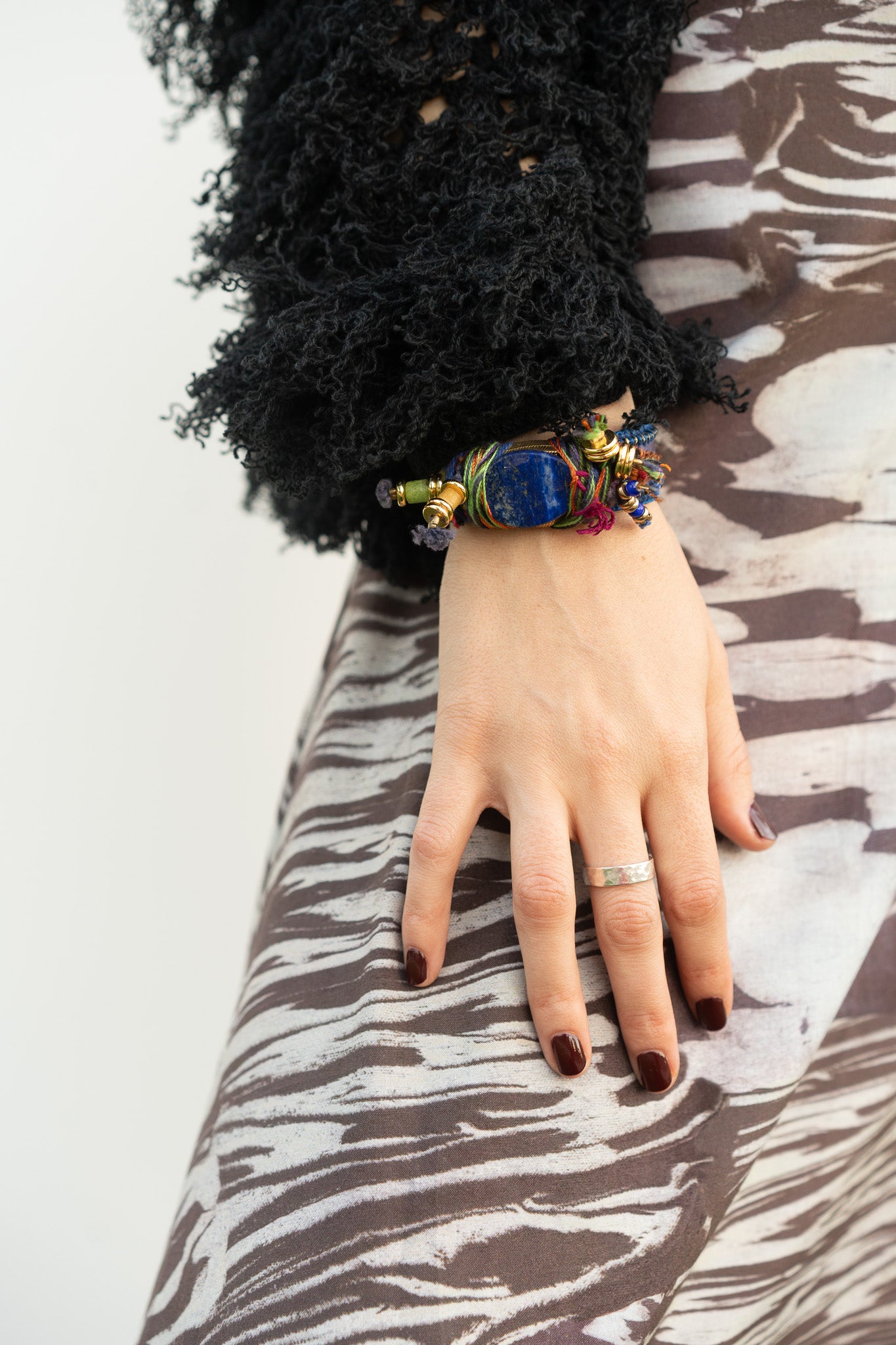 Helen Skirt in Nerikomi Silk Blend