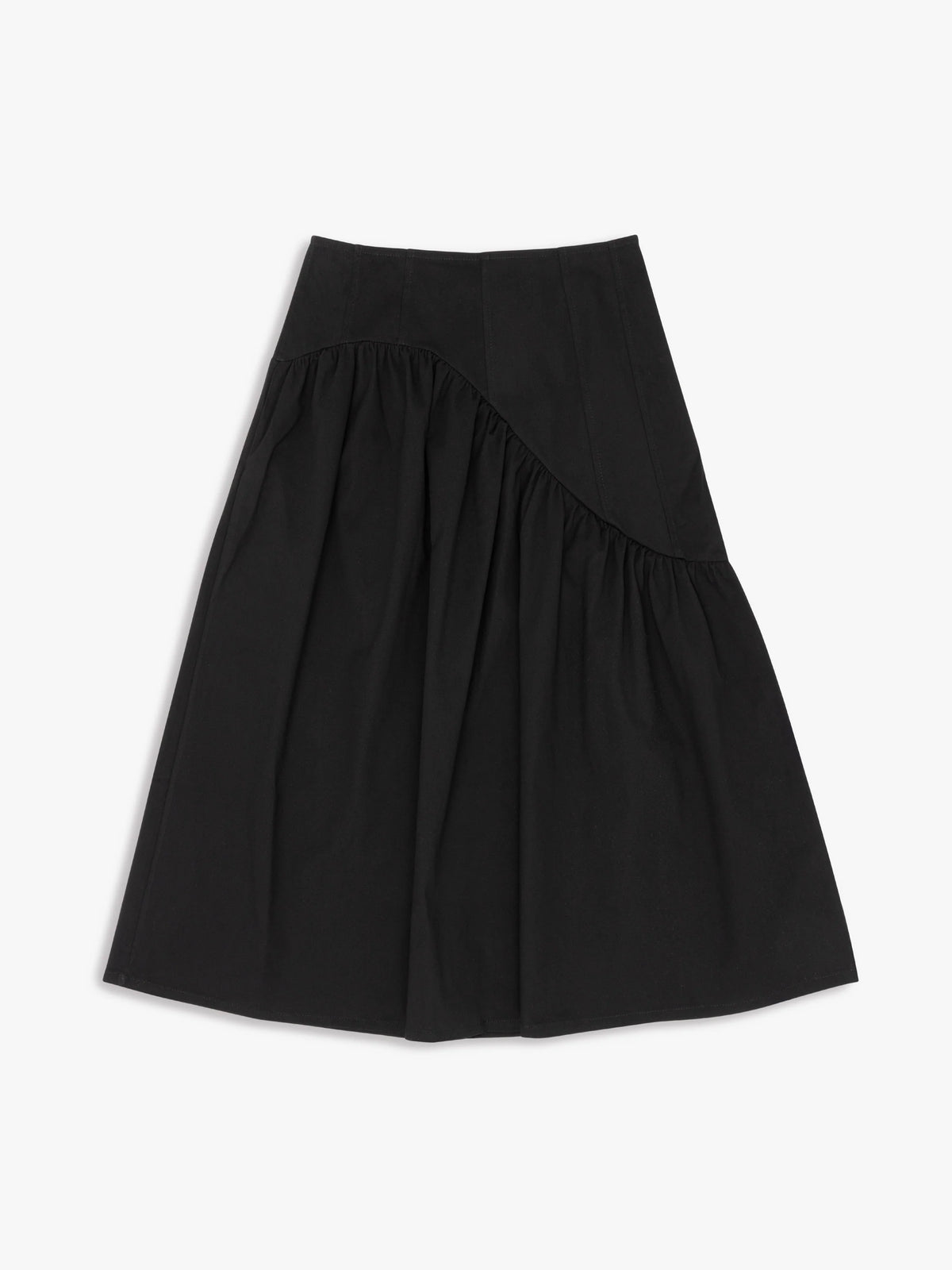Lisa Says Gah Maeve Midi Skirt - Caviar Twill