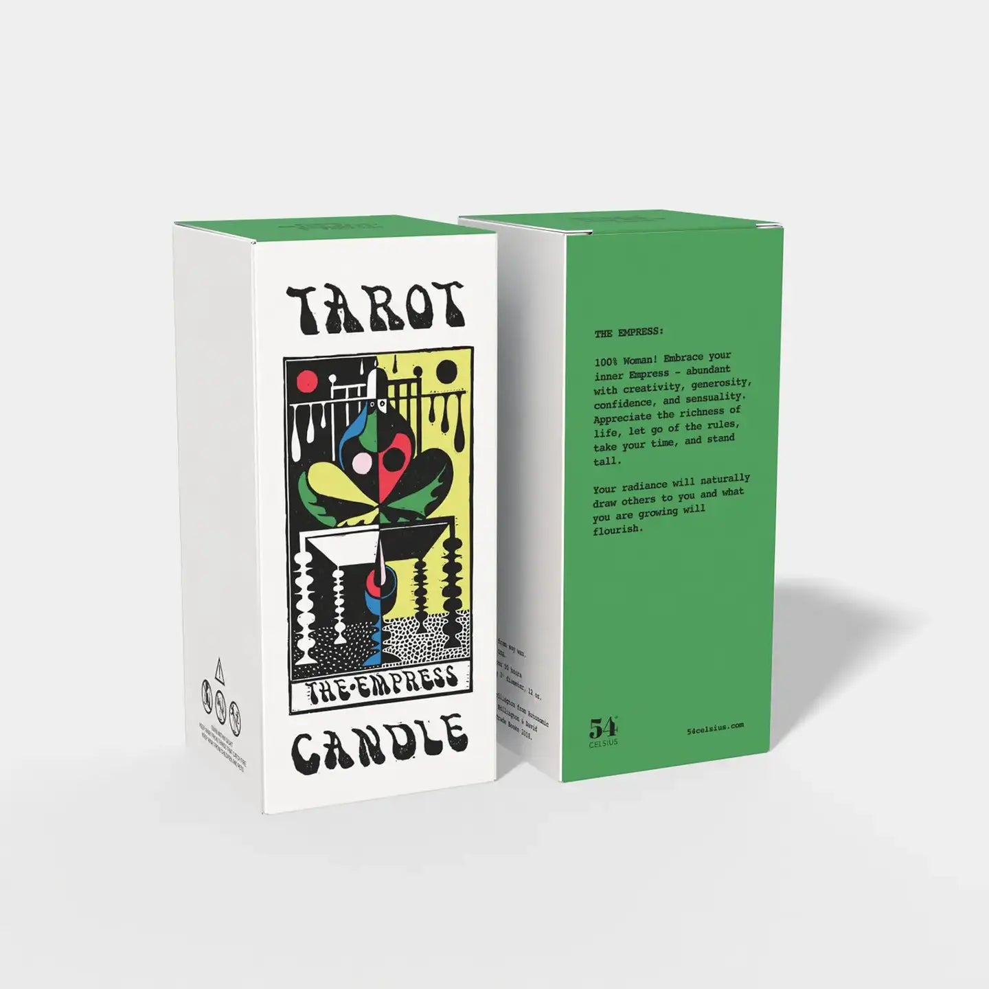 Tarot Candle - The Empress - 6" Tall & 60Hr Burn, Scented