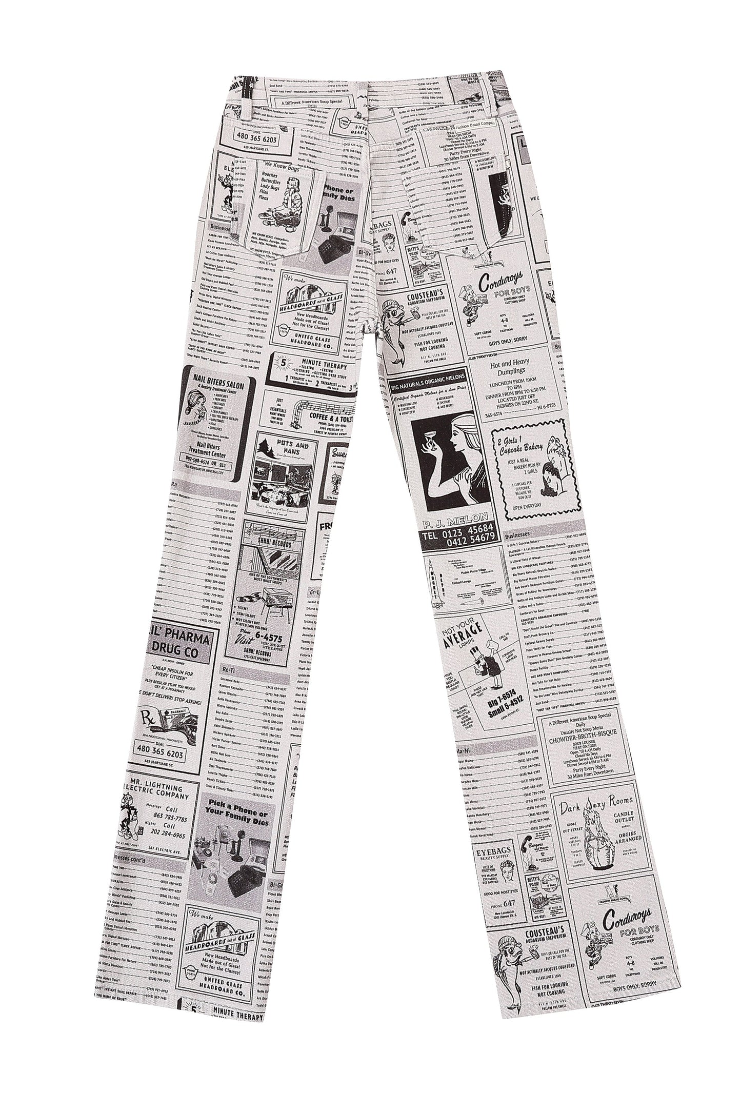 Fashion Brand Company White Pages Nap Jeans