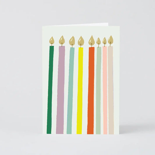 'birthday Candles' Greetings Card by Wrap