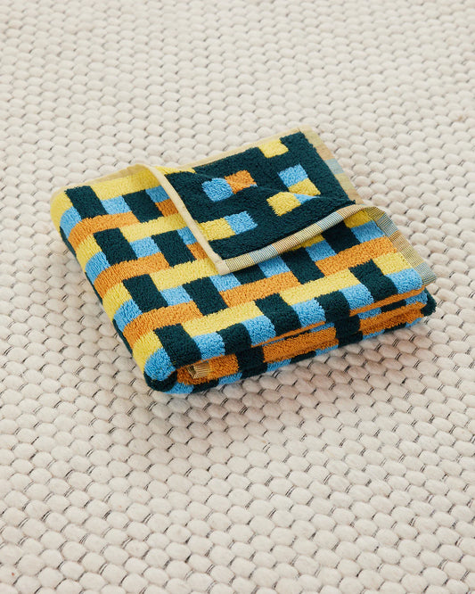 Hand Towel Yellow Weave by Dusen
