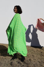 Load image into Gallery viewer, Heavenly Kaftan in Bright Lime Cotton Ombre
