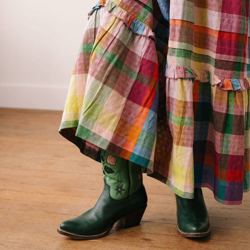 Harbor Plaid Charlotte Dress: S