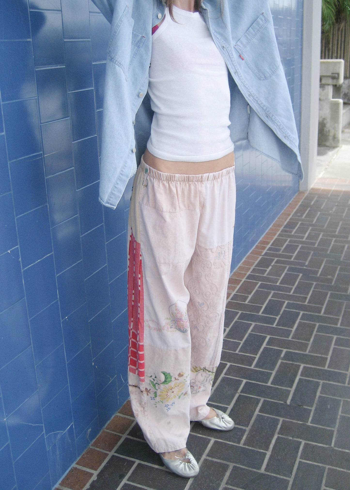 Embroidered Pieced Pant Bundle: Classic