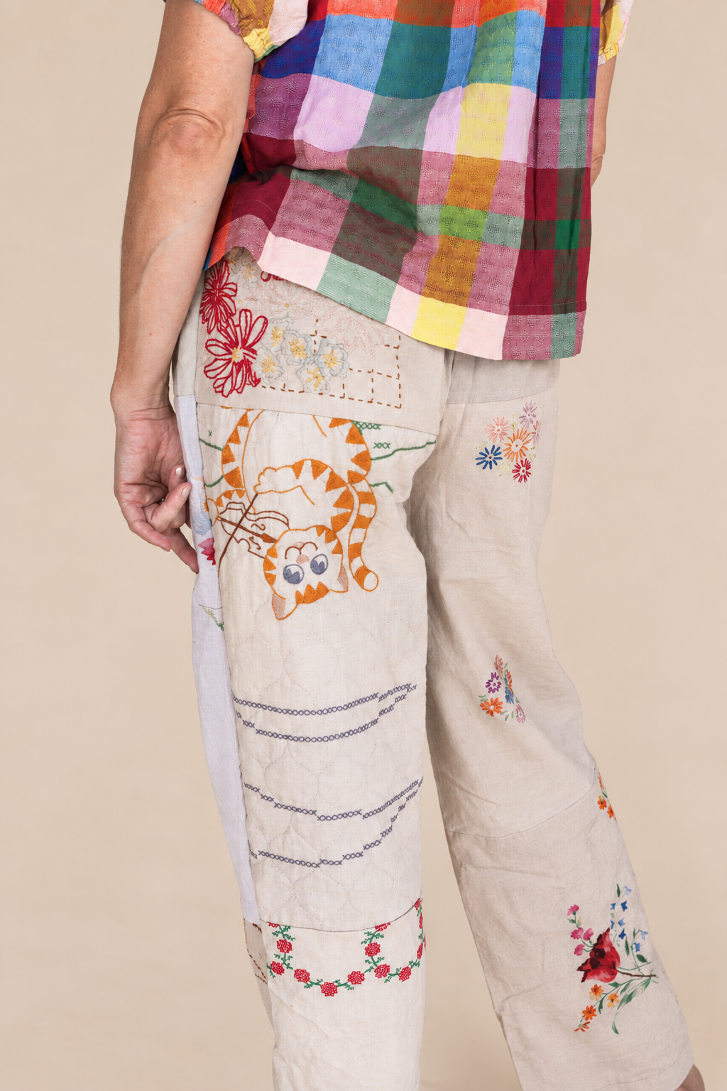 Embroidered Gees Pant