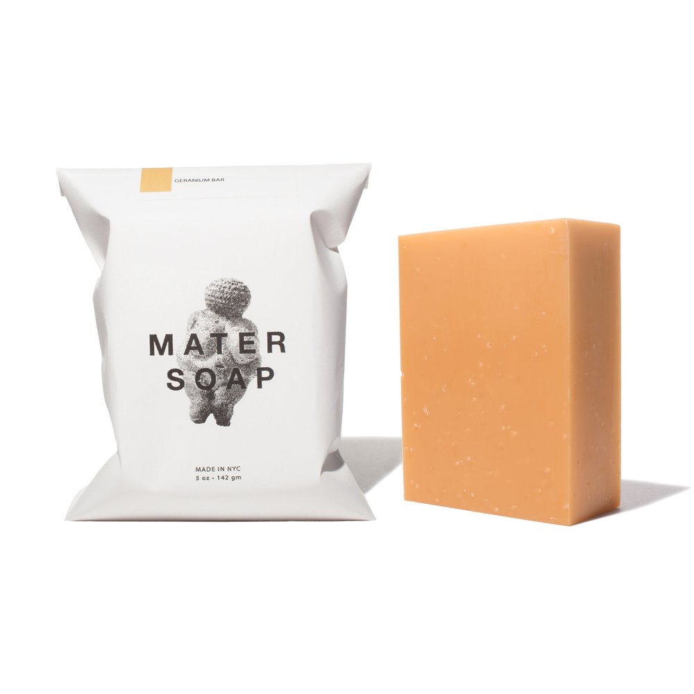 Mater bar soap in “geranium”