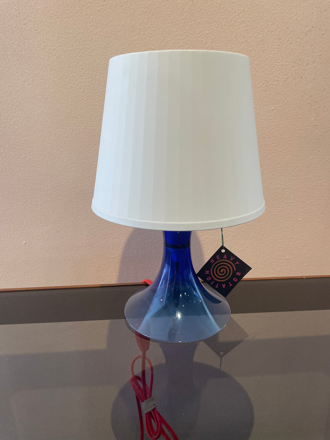 Vintage Blue Base Ikea Lamp