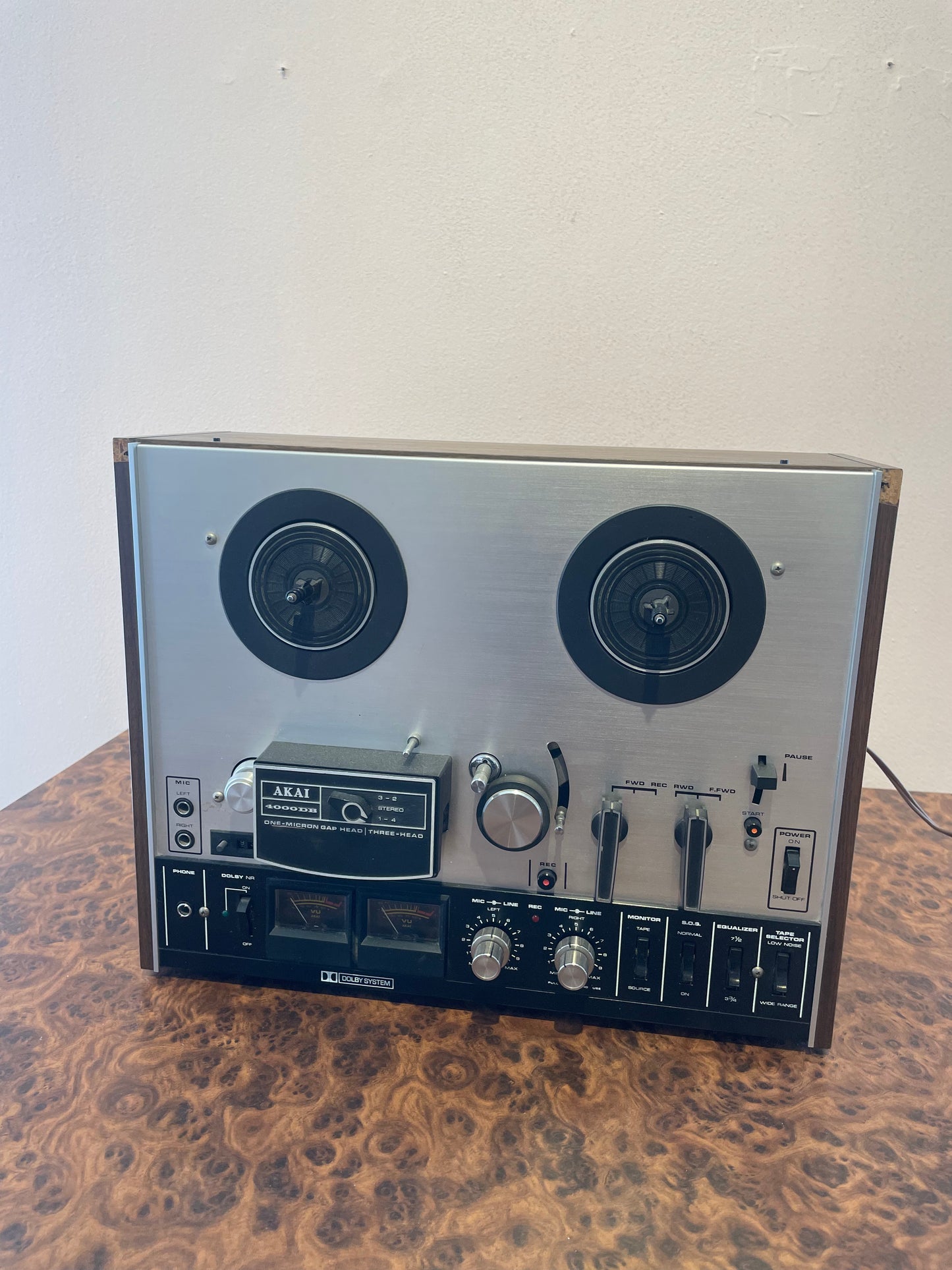 Vintage Akai 400DB 3-Head Tape Recorder