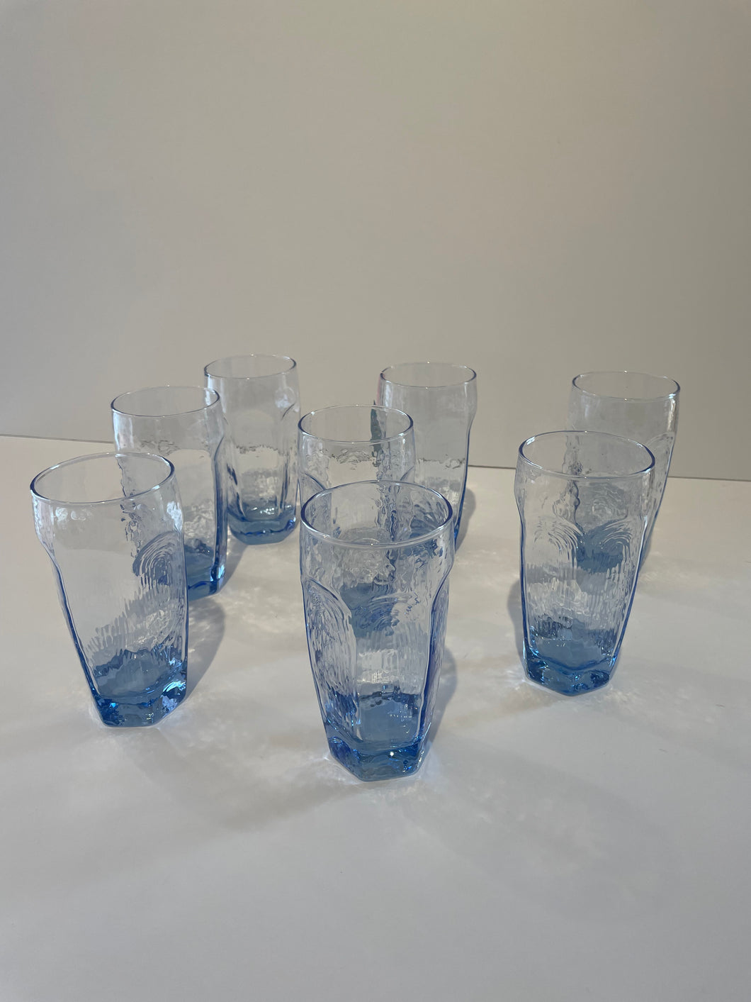 Libbey Chivalry Ice Blue Tumblers (set of 8)