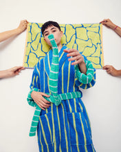 Load image into Gallery viewer, Passion Fruit Stripe Bathrobe
