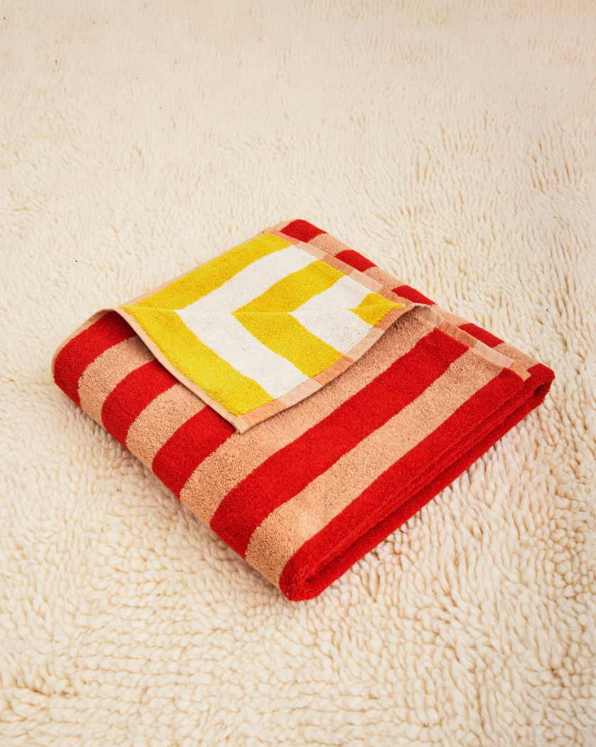 Dusen Dusen Desert Stripe Bath Towel
