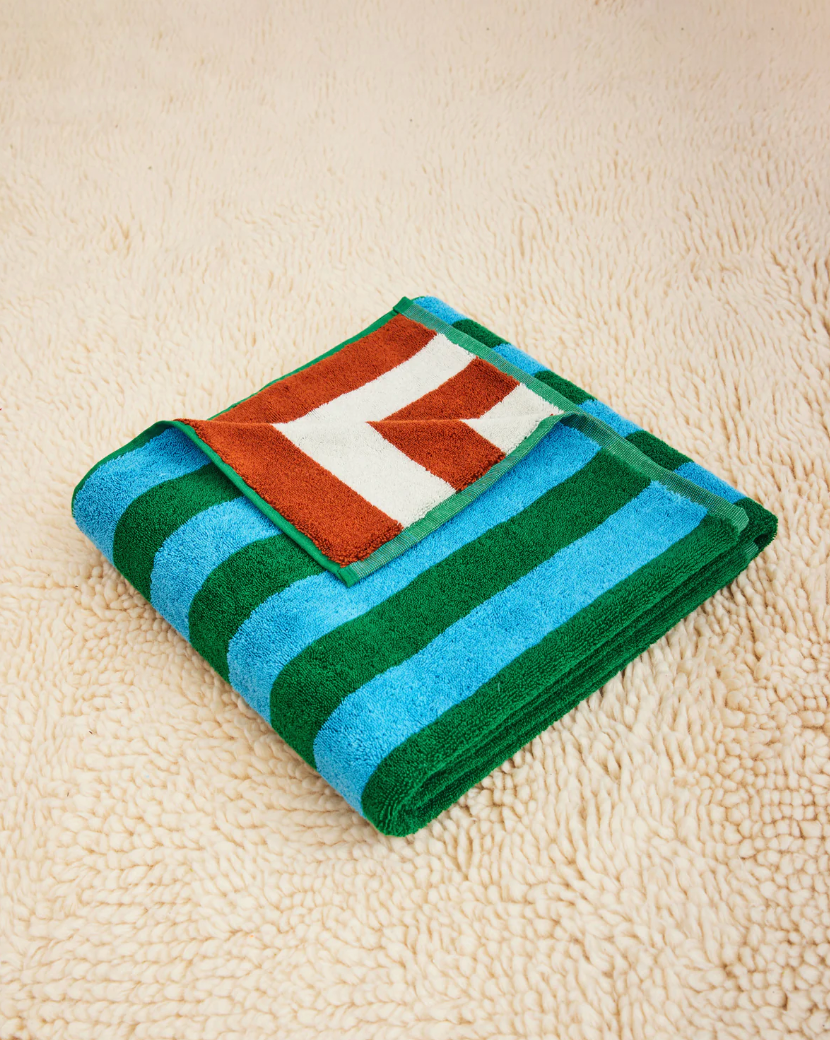 Field Stripe Bath Towel