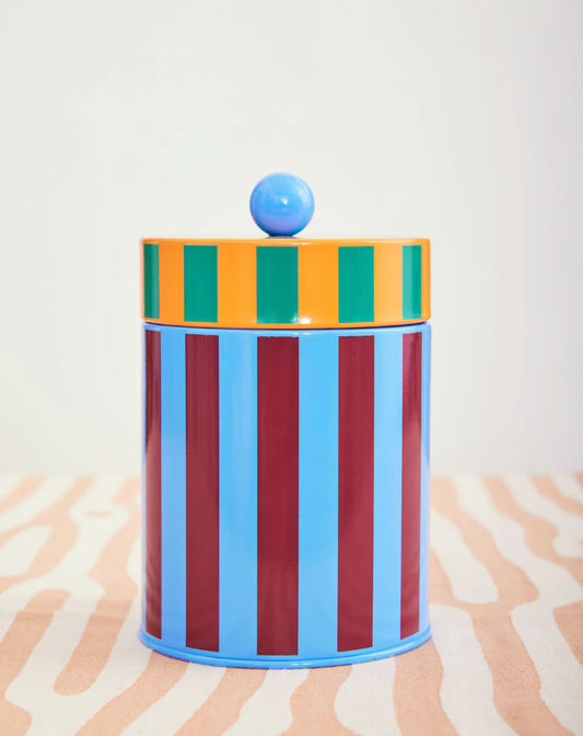 Medium  Striped Canister