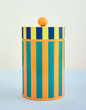 Load image into Gallery viewer, Tall Striped Canister

