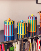 Load image into Gallery viewer, Striped Canisters - Set of 3
