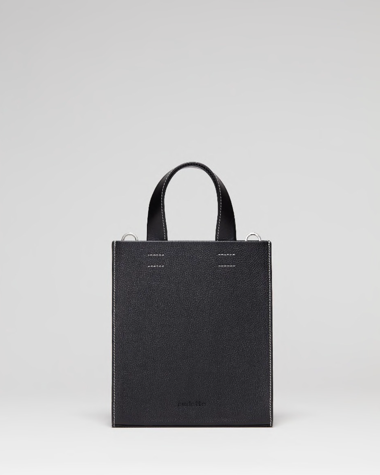 Audette Tote Black Grained