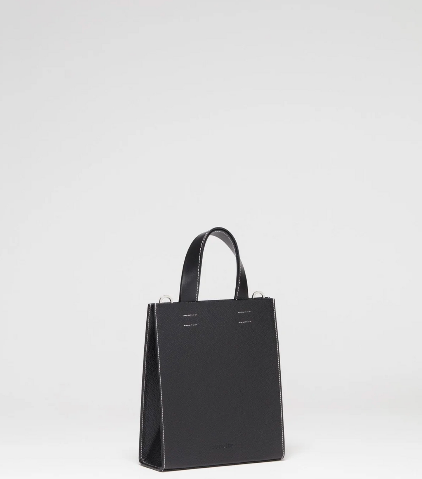 Audette Tote Black Grained