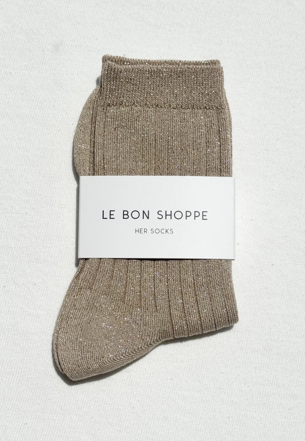 Le Bon "Her" Socks - "Ash Glitter"