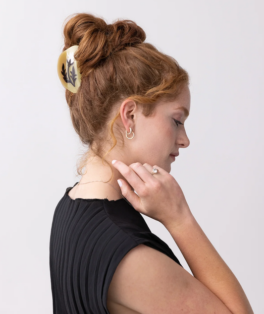 Winona Irene Hair Claw - "Rosehip Claw"