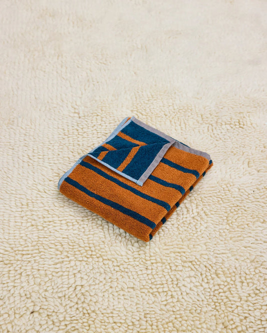 Bird Stripe Towels - Warbler