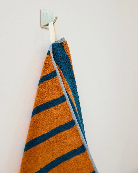 Bird Stripe Towels - Warbler