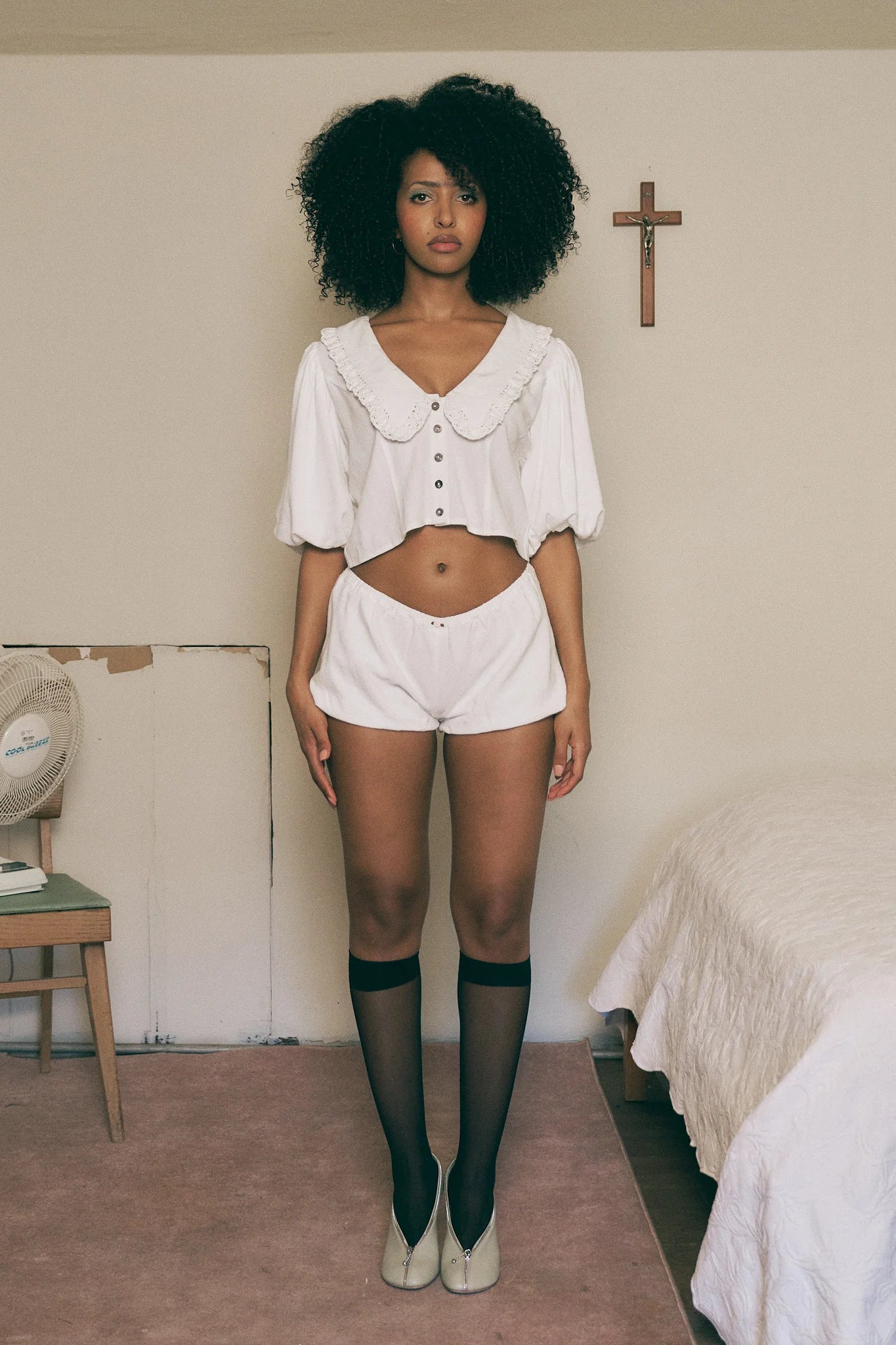 Fashion Brand Company Church Girl Blouse Soft Linen