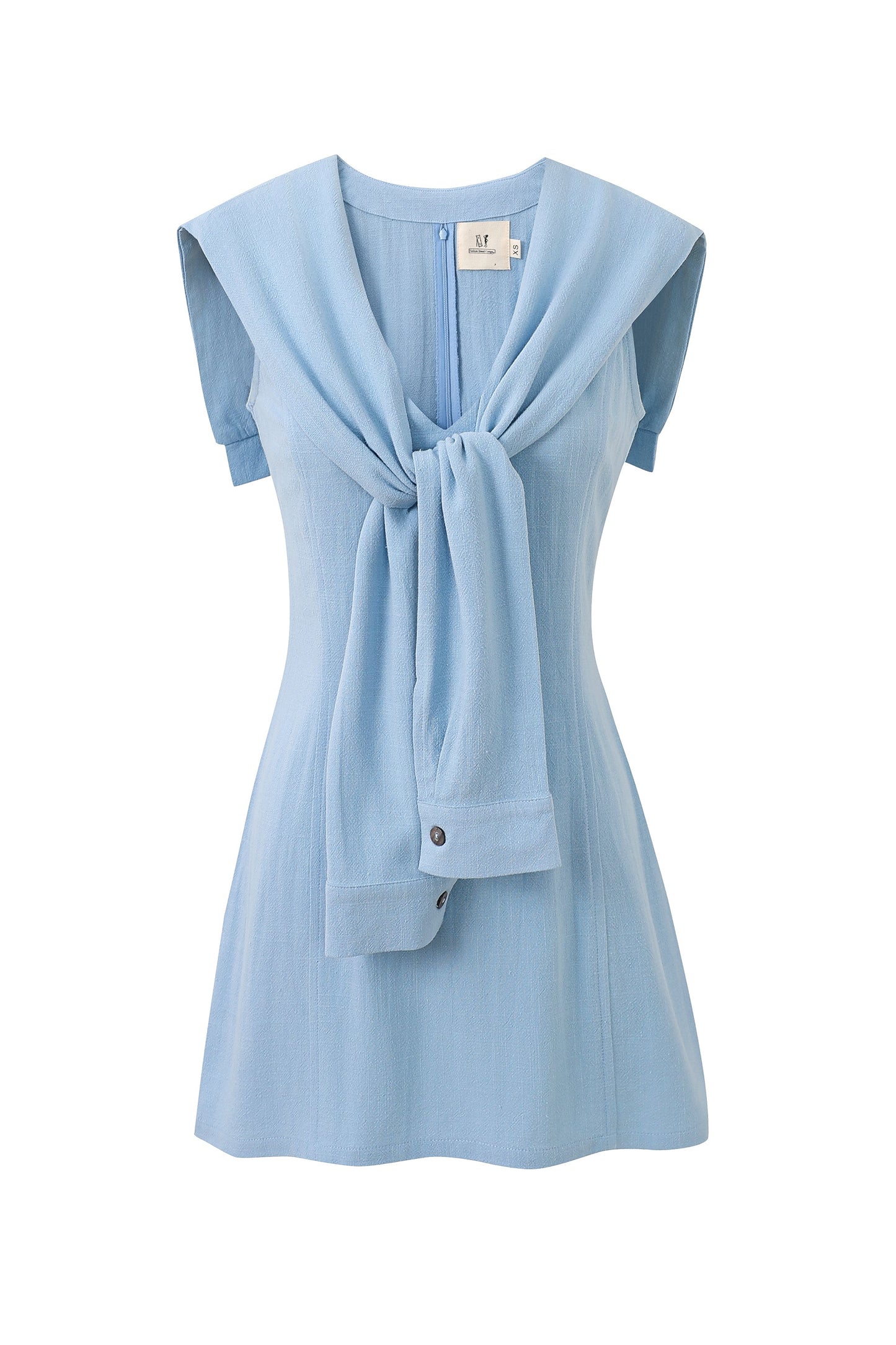 Fashion Brand Company Soft Linen Country Club Mini Dress