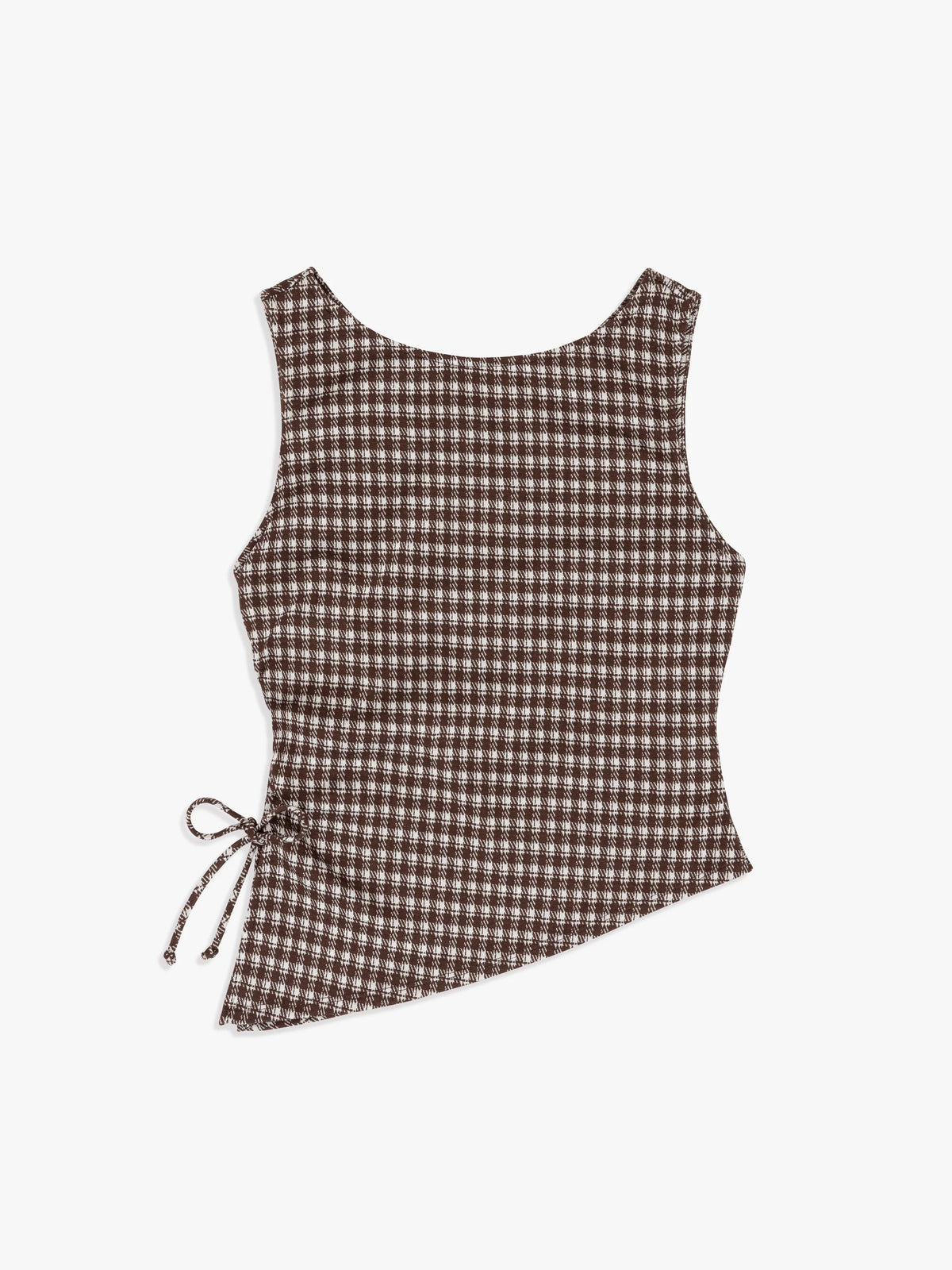 Lisa Says Gah Erin Tank - Cocoa Plaid