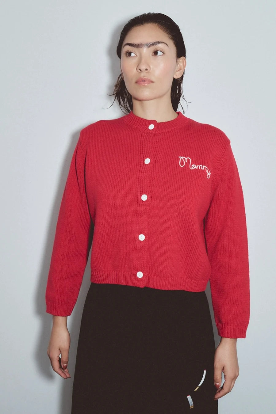 Fashion Brand Company Mommy Cotton Cardigan Red