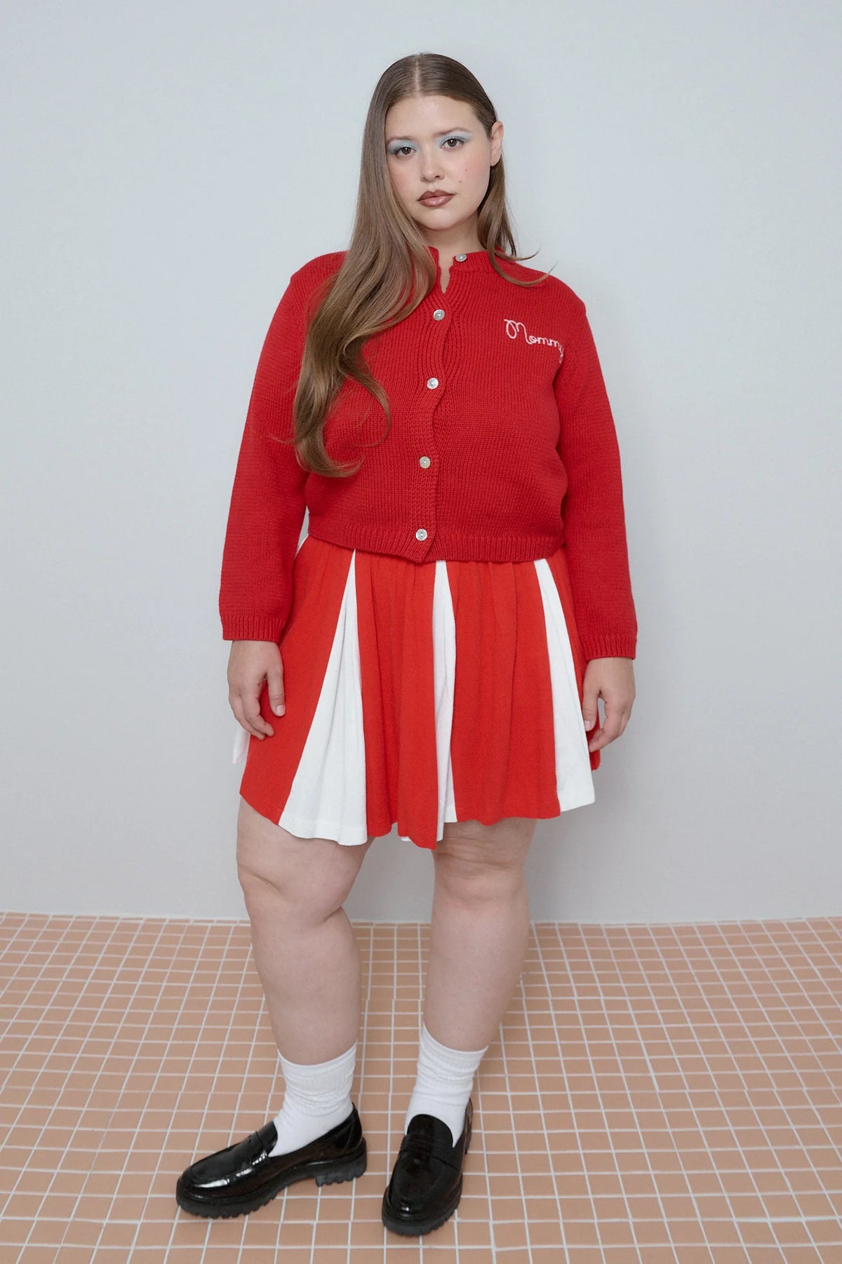 Fashion Brand Company Mommy Cotton Cardigan Red