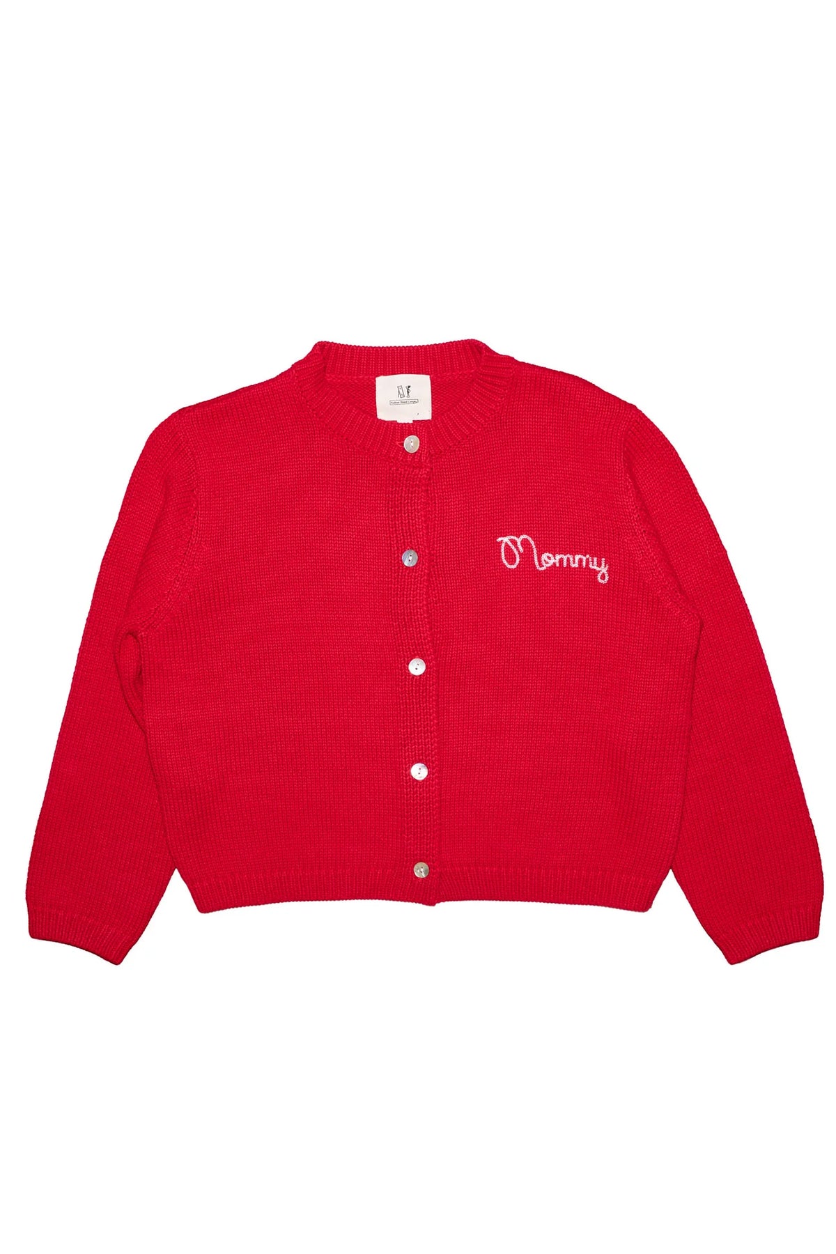 Fashion Brand Company Mommy Cotton Cardigan Red