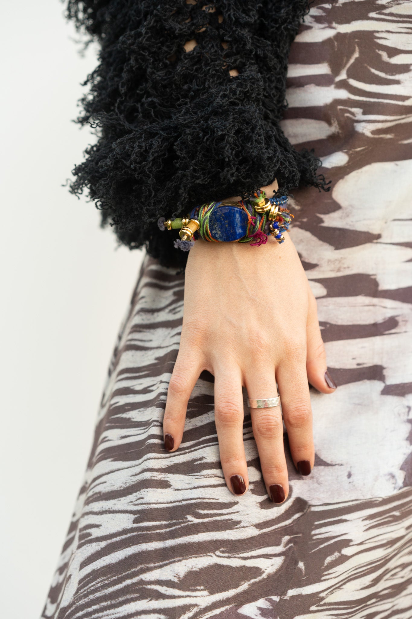 Helen Skirt in Nerikomi Silk Blend