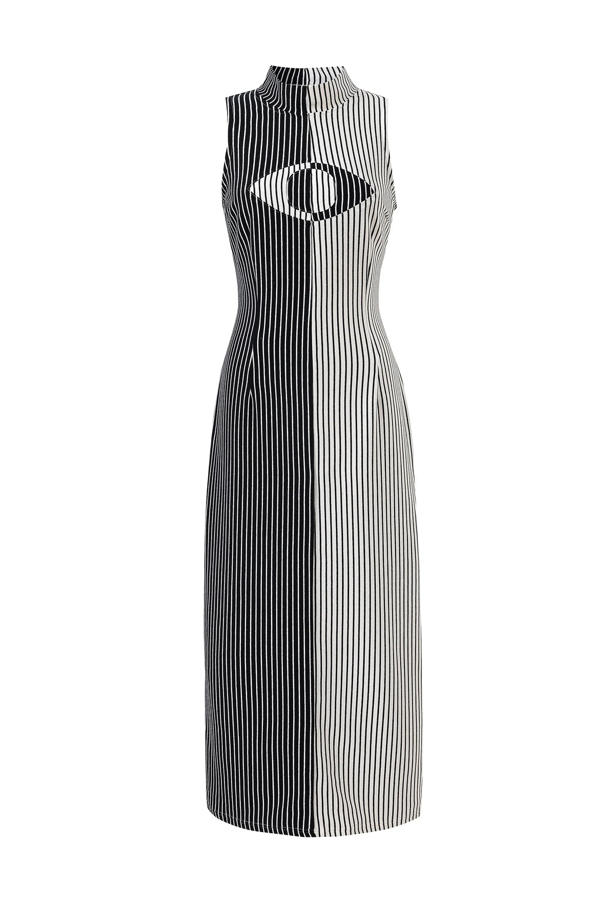 Fashion Brand Company Hypno Stripe Maxi Dress