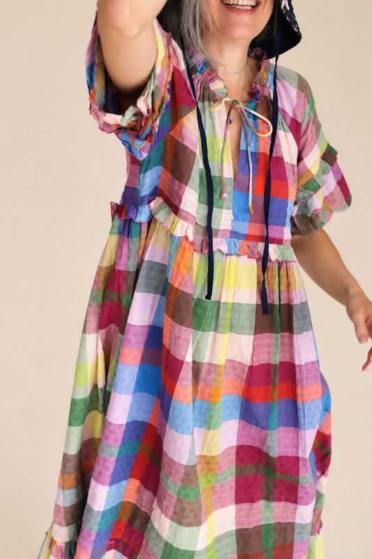 Harbor Plaid Charlotte Dress
