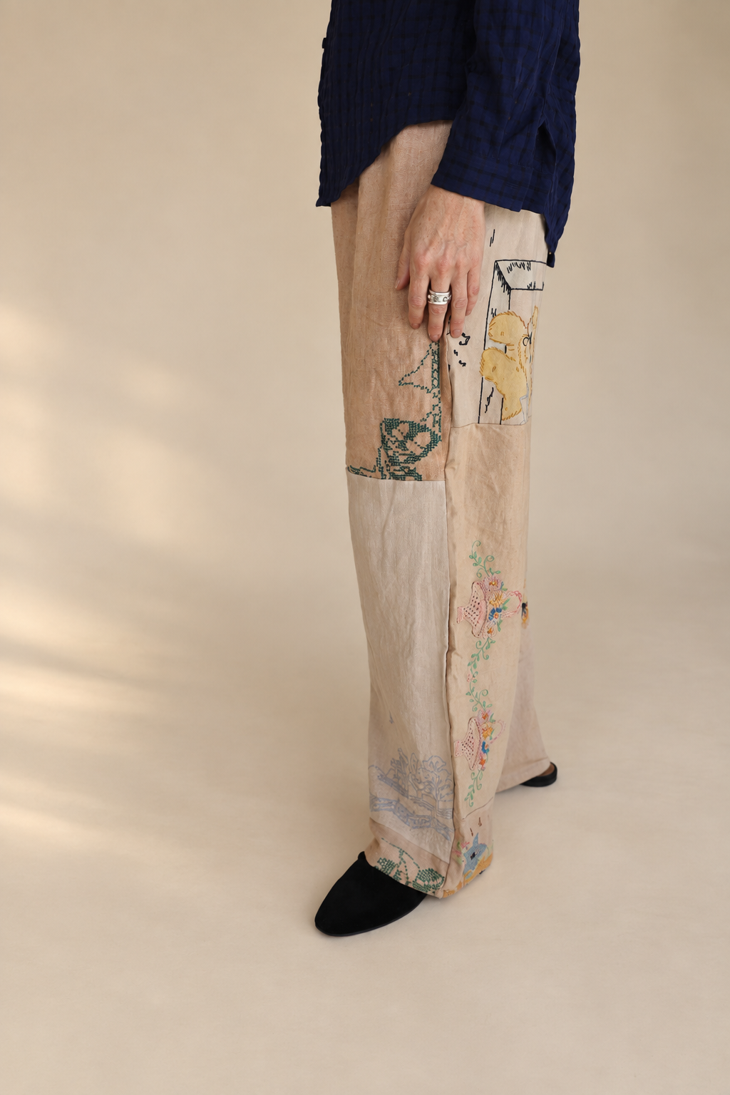 Embroidered Gees Pant