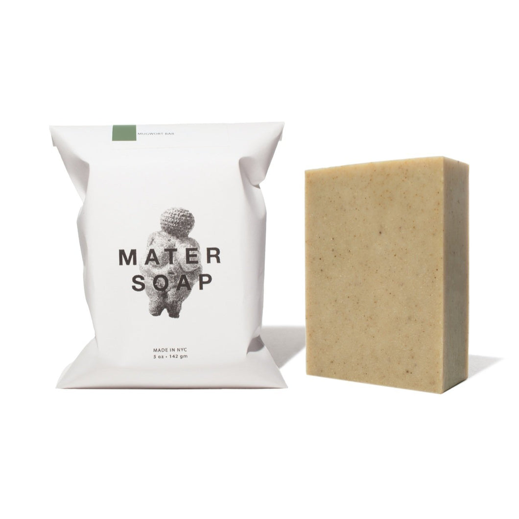Mater bar soap in “mugwort”