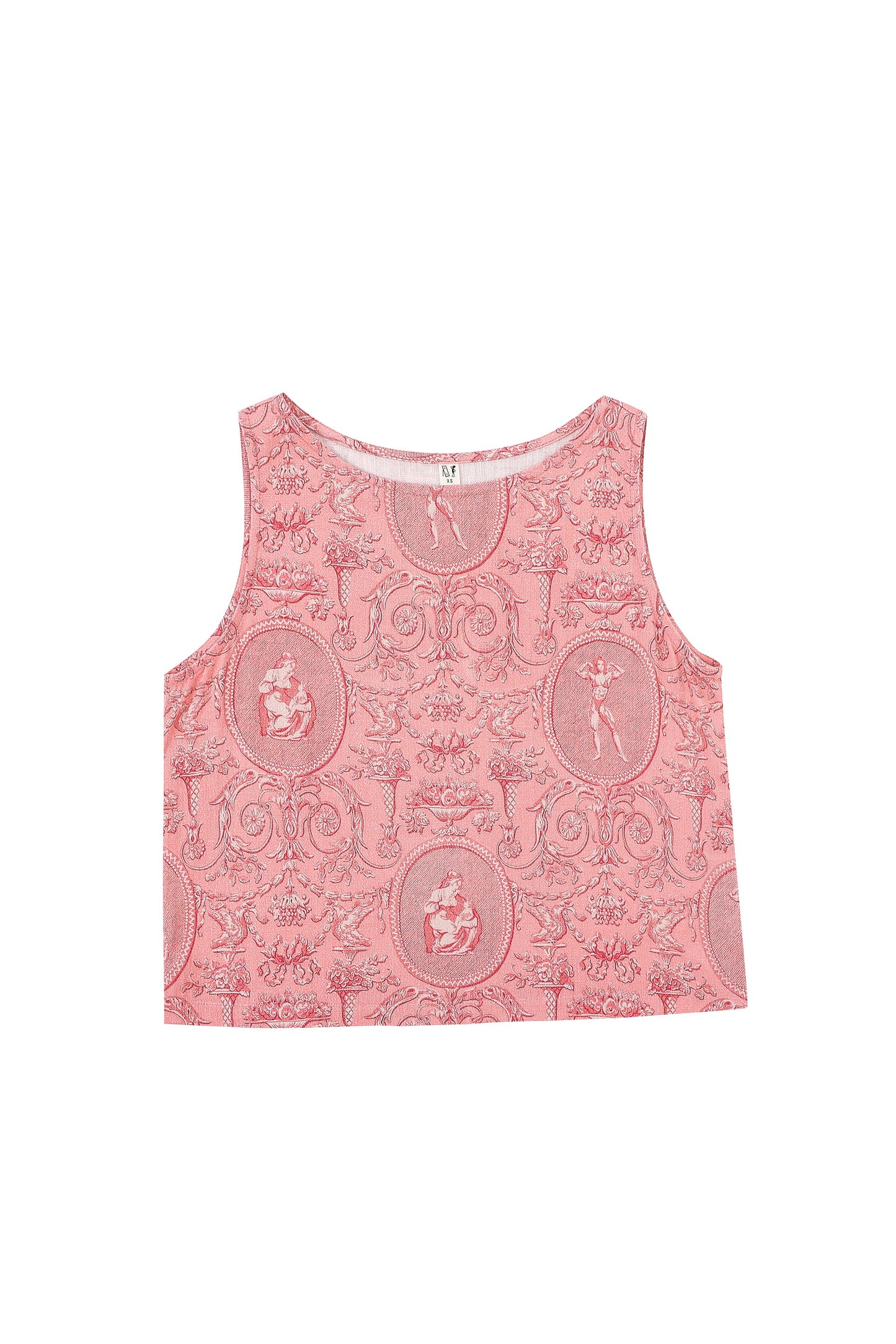 Fashion Brand Company Shift Tank Soft Linen "Women" Pink Toile