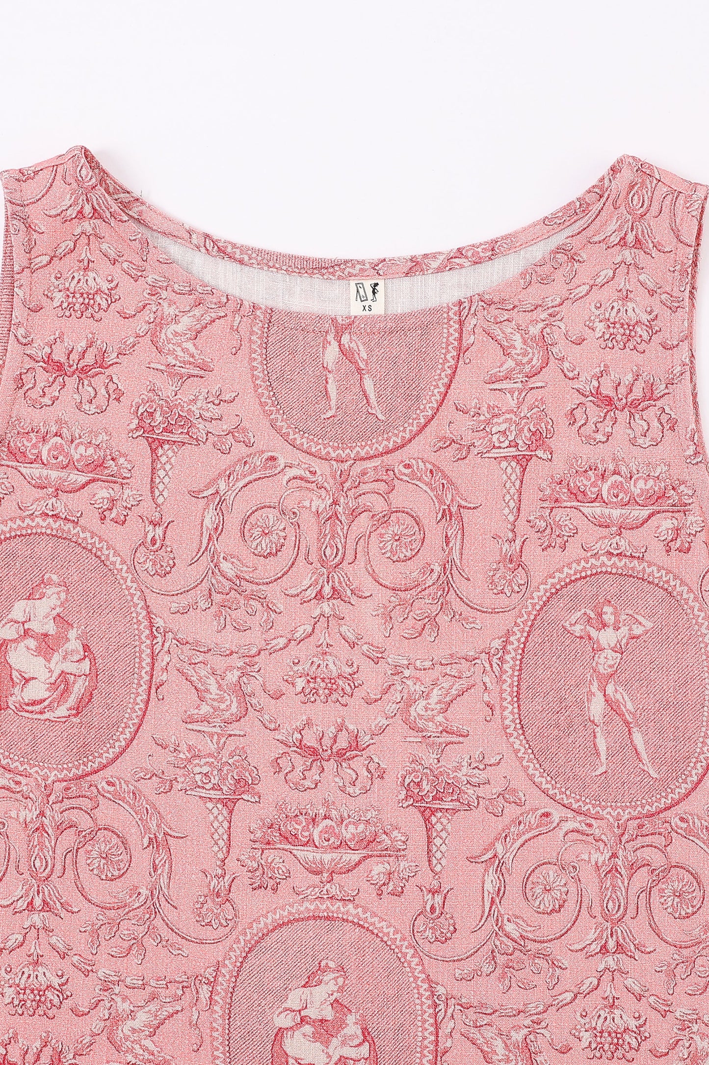 Fashion Brand Company Shift Tank Soft Linen "Women" Pink Toile