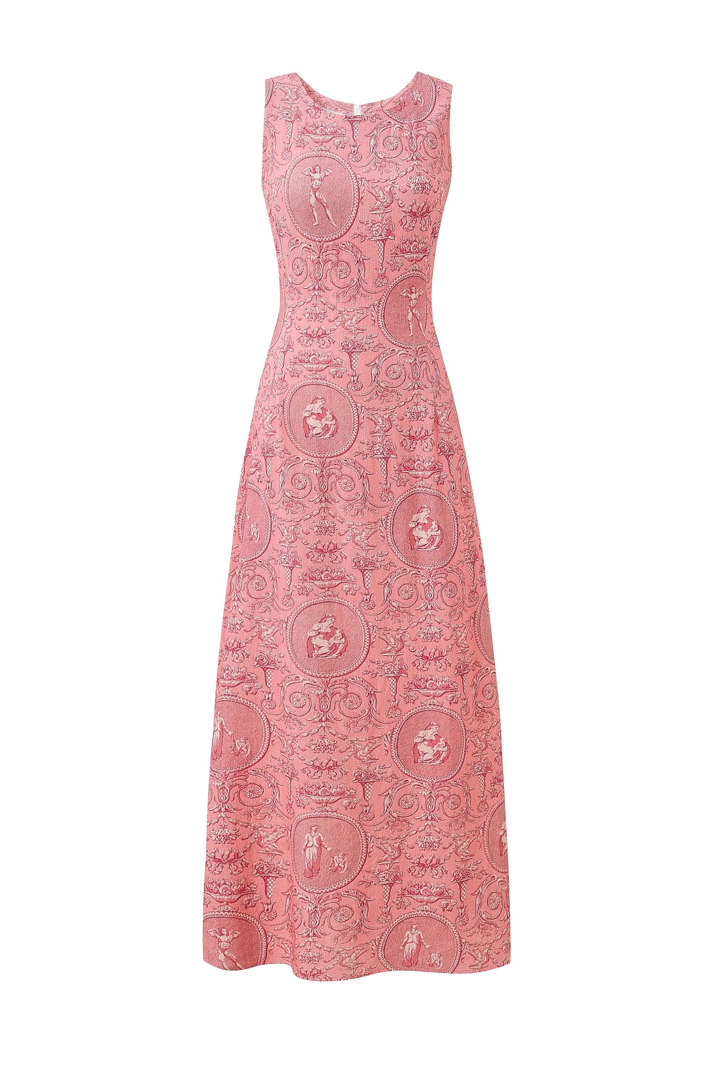 Fashion Brand Company Good Woman Soft Linen Dress "Women" Pink Toile