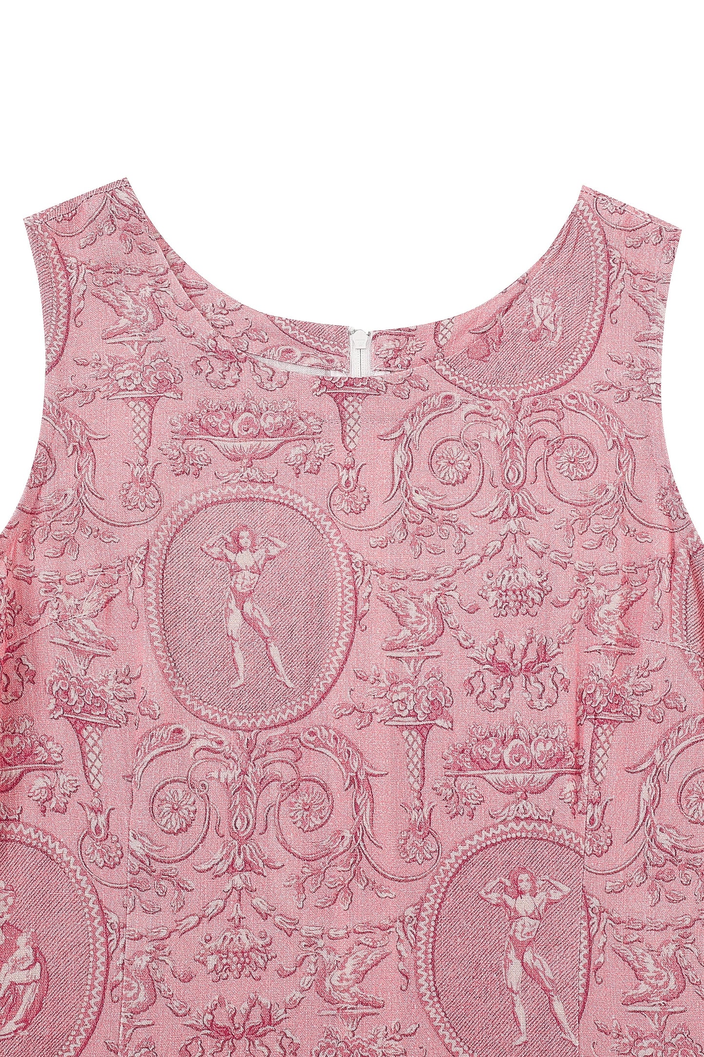 Fashion Brand Company Good Woman Soft Linen Dress "Women" Pink Toile