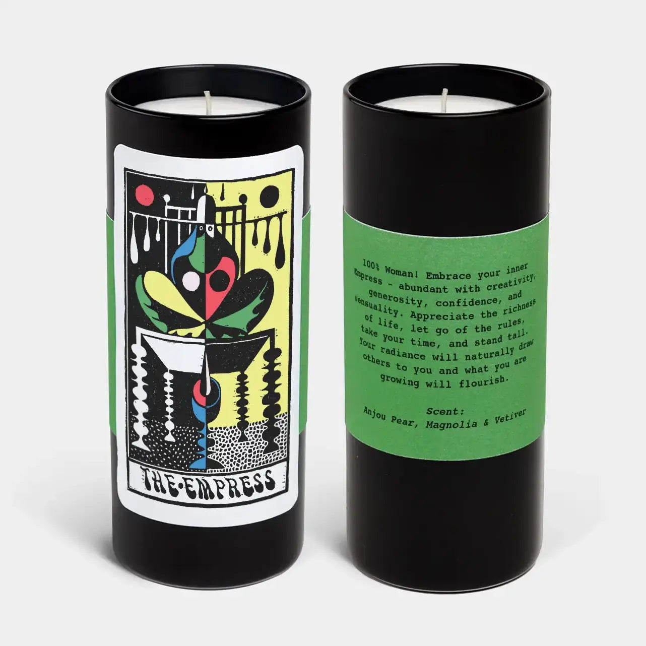 Tarot Candle - The Empress - 6" Tall & 60Hr Burn, Scented